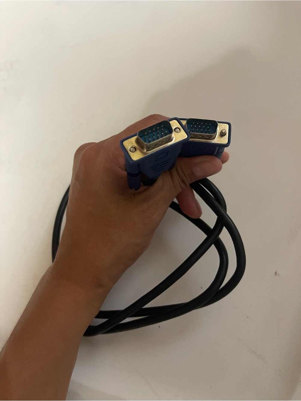VGA Male-to-Female Extension Cable - Blue